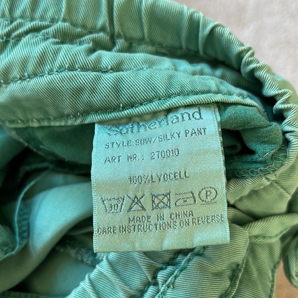 Sutherland Light Green Low Rise Jogger Size 38 EUC - Picture 5 of 5